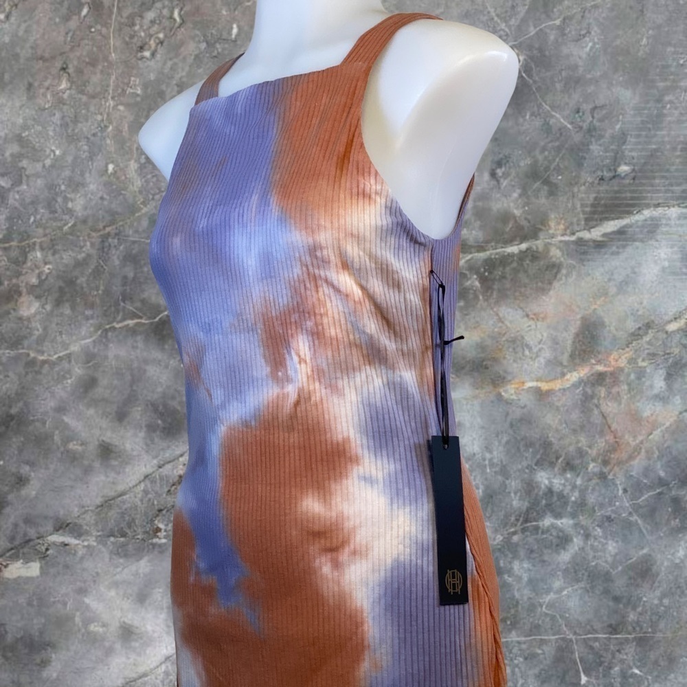 House Of Harlow x REVOLVE Tali Midi Dress in Brown Tie DyeHouse of Harl… - Picture 5 of 8